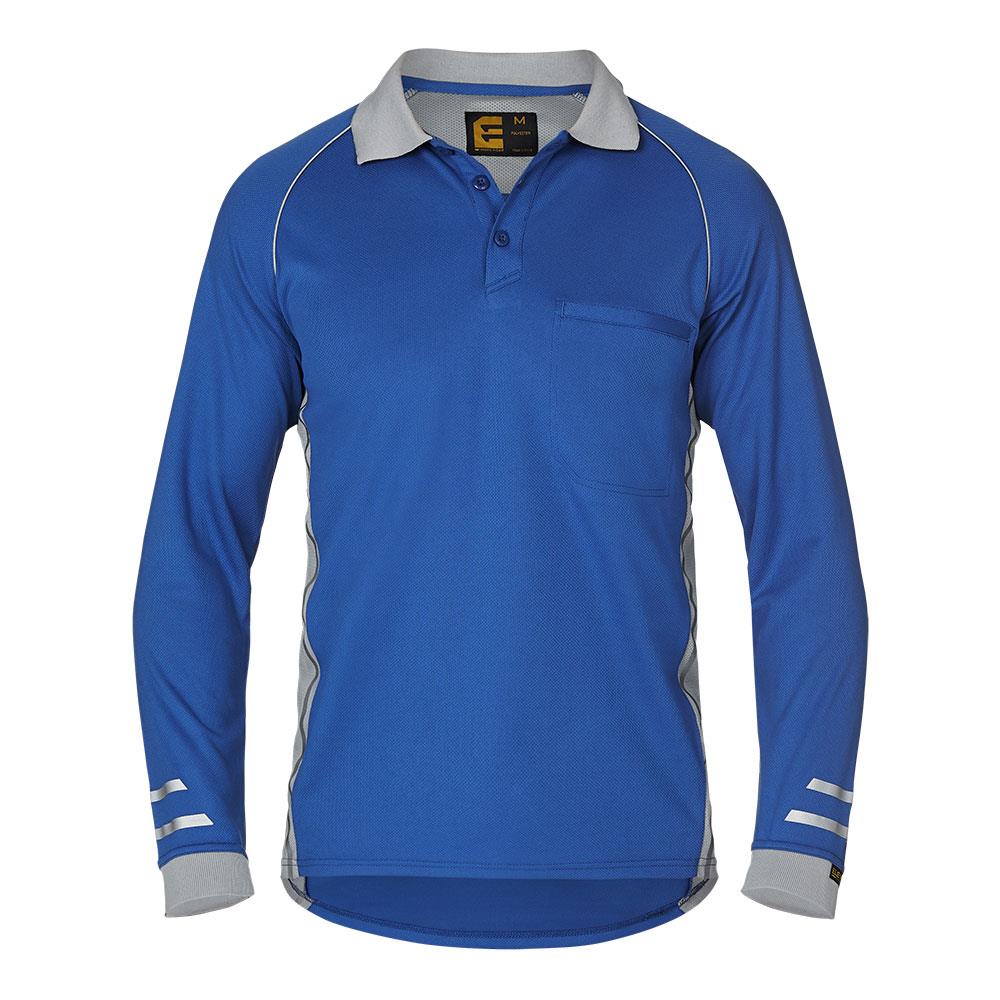 polyester long sleeve polo