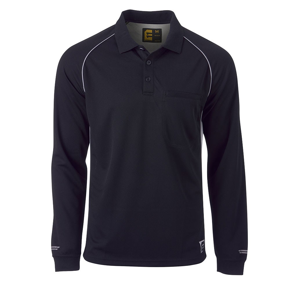 E1458___ - AEROCHILL Raglan L/S Polo