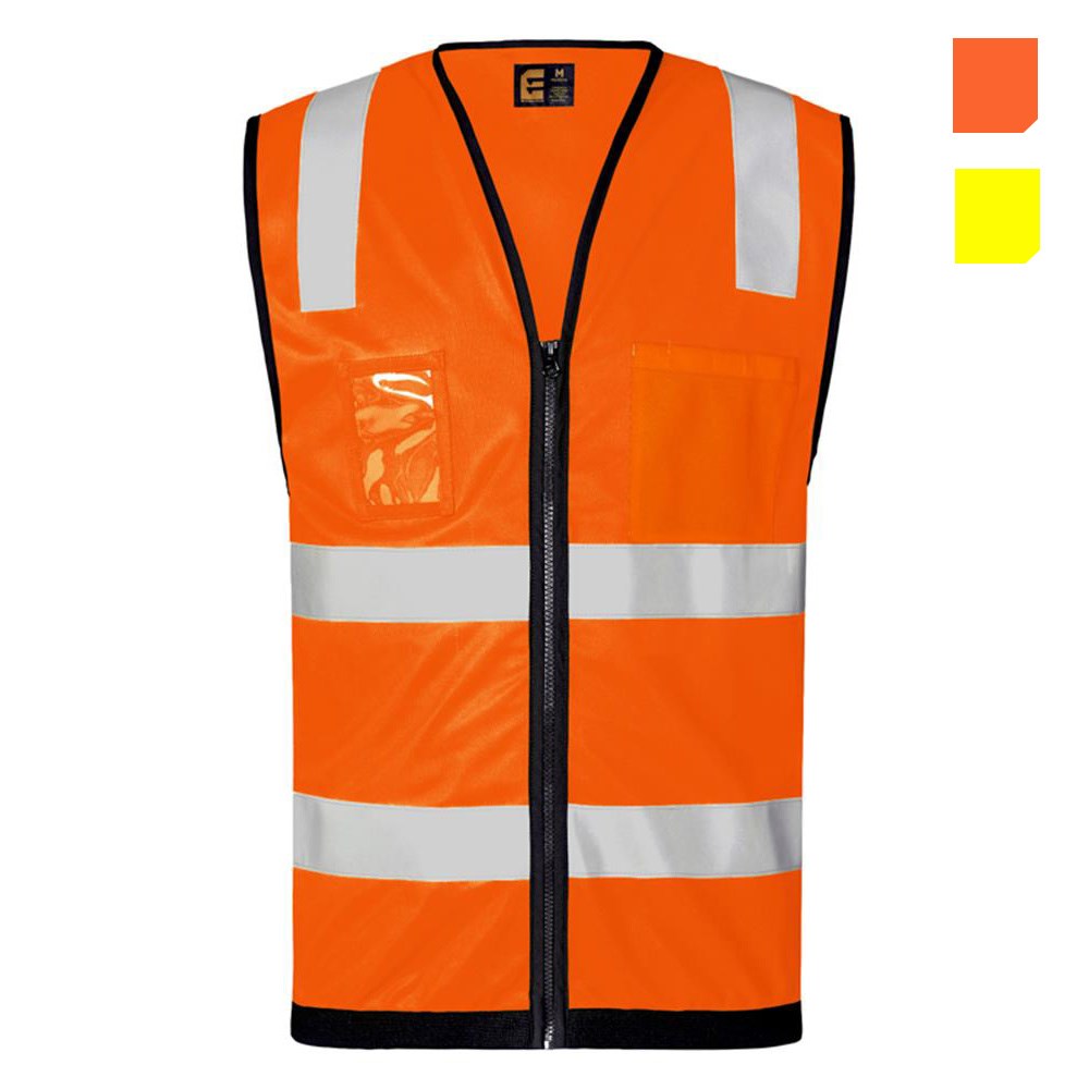 Hi Vis Day/Night Vest with Zip