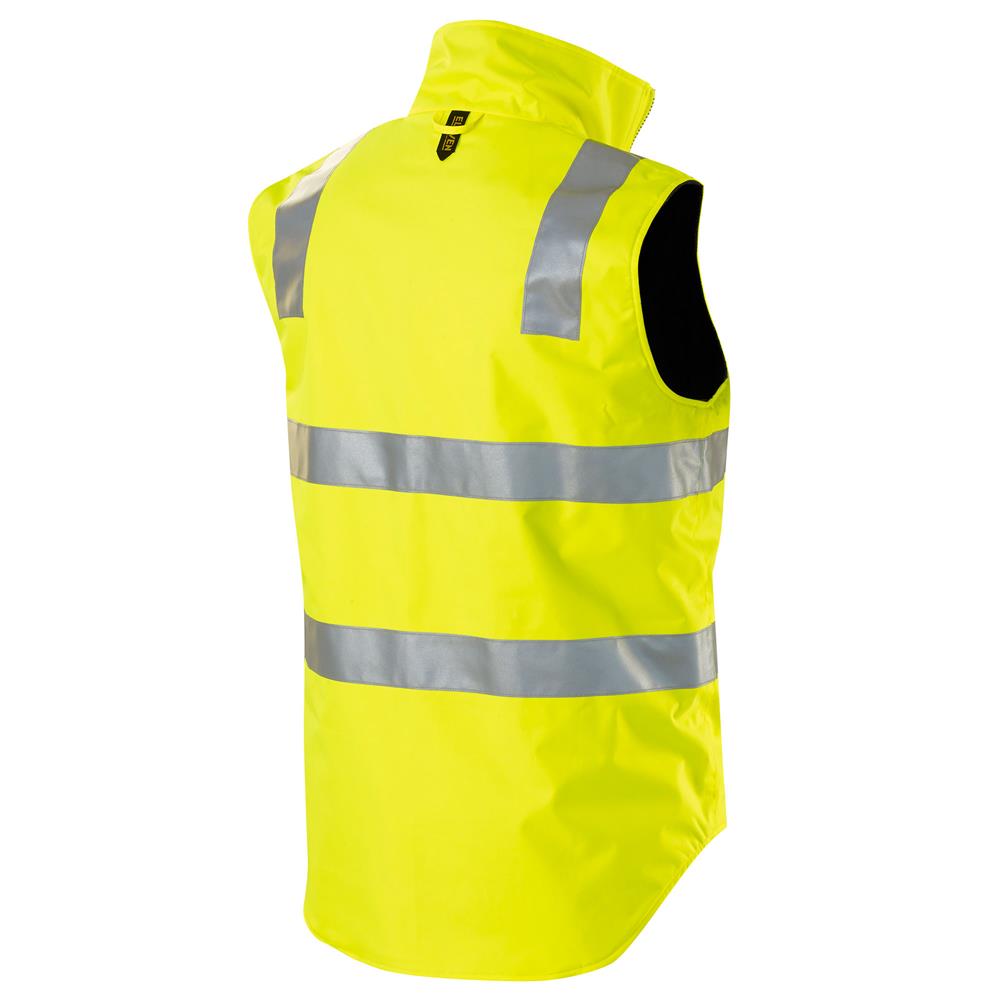 ELEVEN Workwear Day/Night Hi-Vis 3M™ 'Hoop' Taped Reversible Vest