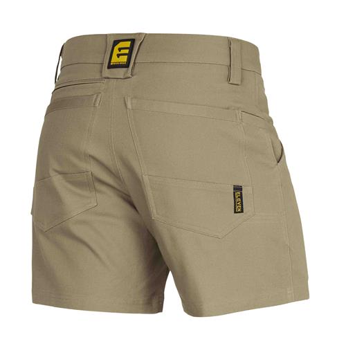 E1210 Khaki 4 Inch Chizeled Short