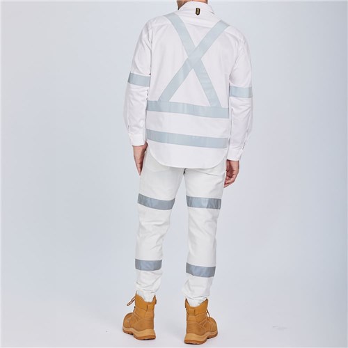 Shirt LS Drill 3M Tape X Back