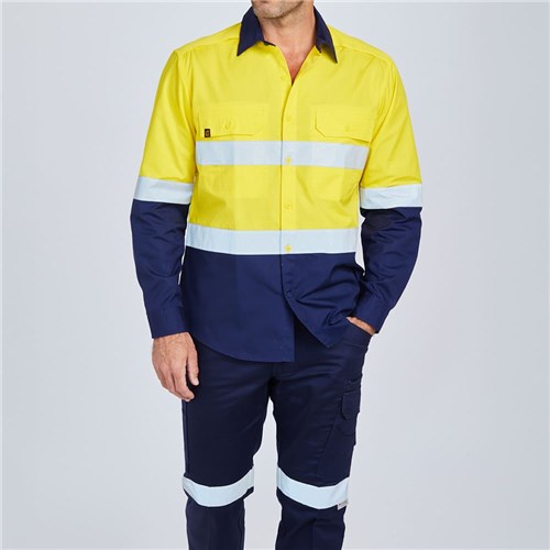 E1370ST Hi Vis AeroCool Shirt with Tape 