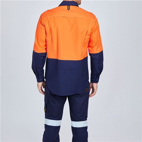 E1370S Hi Vis Spliced AeroCool Shirt
