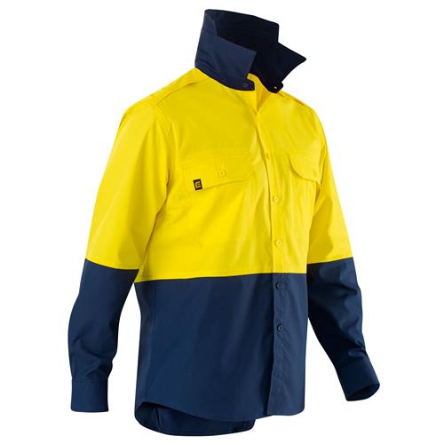 E1370S Hi Vis Spliced AeroCool Shirt