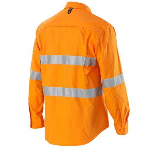 E1370T Hi Vis Orange AeroCool Shirt with Perforated Tape 