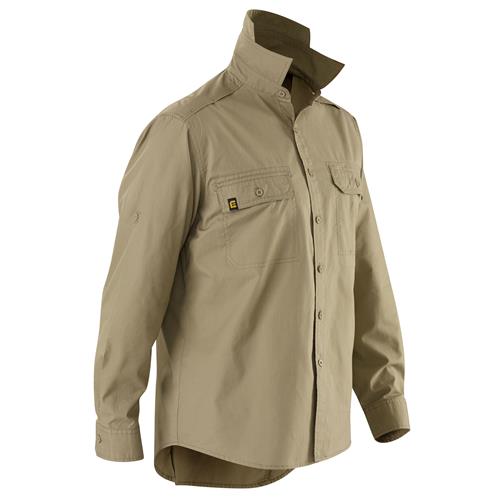 E1370 Khaki AeroCool Work Shirt