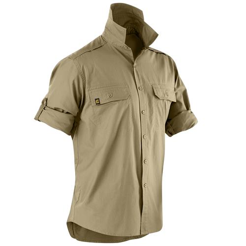 E1370 Khaki AeroCool Work Shirt