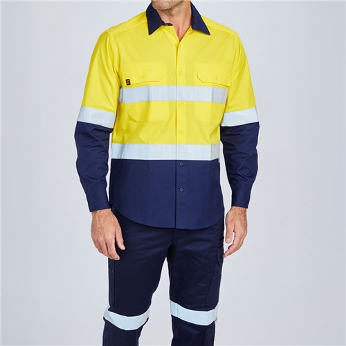 E1371ST Hi Vis AeroCool Shirt with Tape 