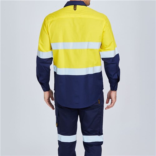 E1371ST Hi Vis AeroCool Shirt with Tape 