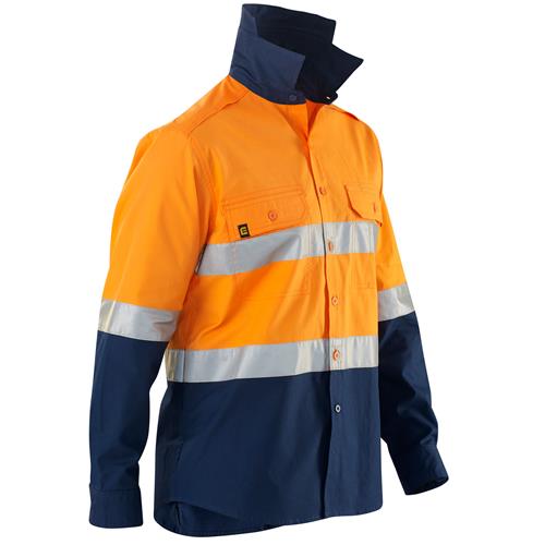 E1371ST Hi Vis AeroCool Shirt with Tape 