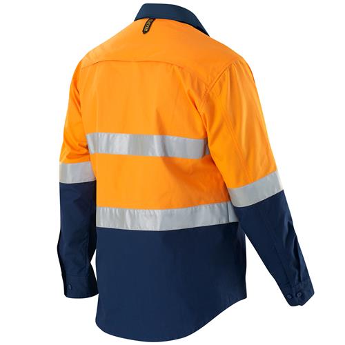 E1371ST Hi Vis AeroCool Shirt with Tape 