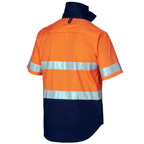 Hi Vis AEROCOOL Spliced Shirt with Reflective Tape S/S