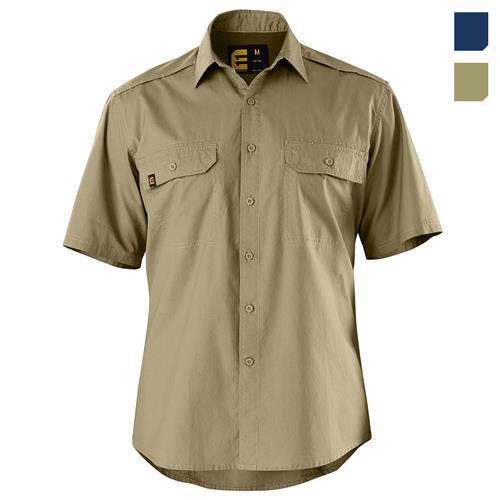 E1373 Khaki AeroCool Work Shirt