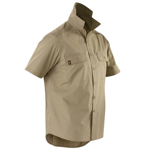 E1373 Khaki AeroCool Work Shirt