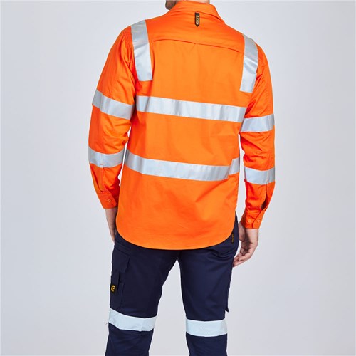 Hi-Vis Hoop Taped Shirt Rear