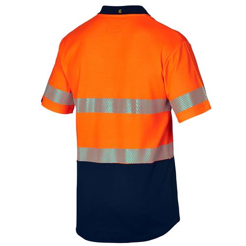 Hi Vis S/S Polo Shirt with Segmented Tape