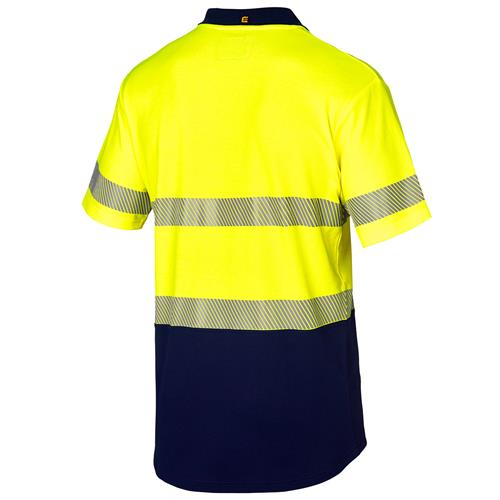 Hi Vis S/S Polo Shirt with Segmented Tape