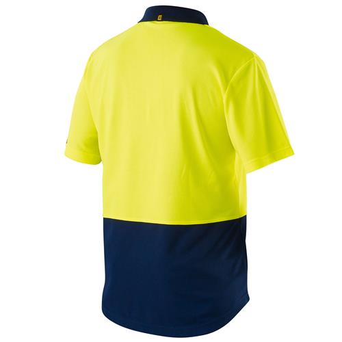 E1403S Hi Vis Cotton Backed Polo Shirt 