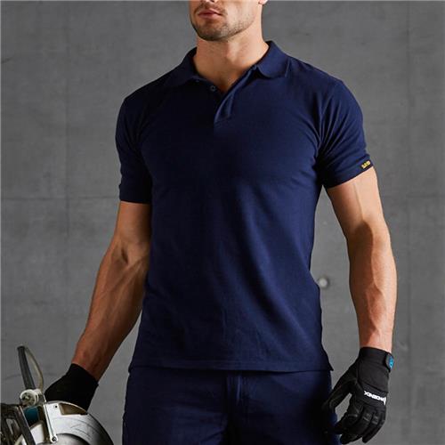 Navy Cotton Polo