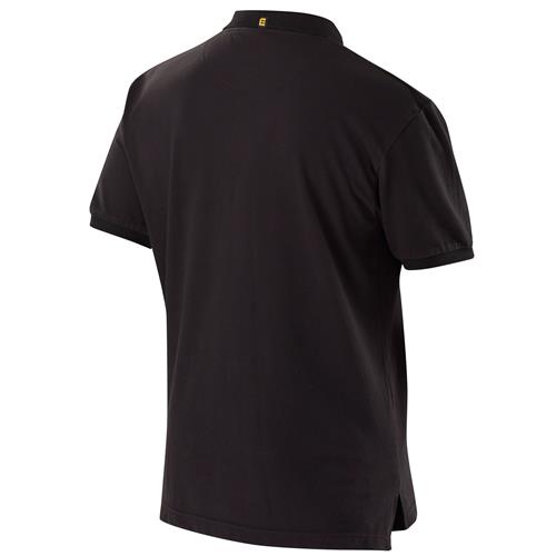 E1453 Black Cotton Polo Shirt 