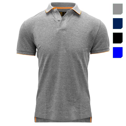 grey polo shirt workwear