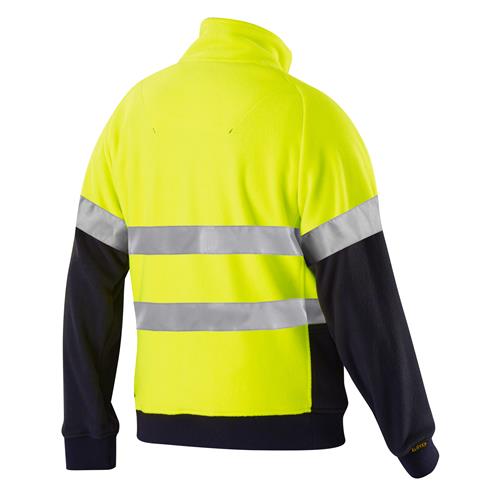 Hi Vis Polar Fleece Spliced Jumper with Tape