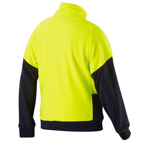 E1500S Hi Vis Qtr Zip Polar Fleece Jumper