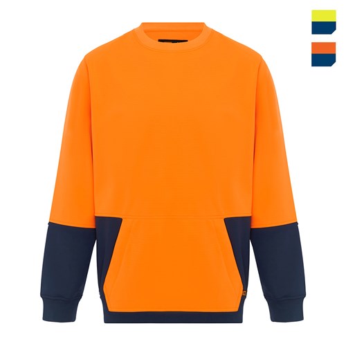 CrewNeck w KPockets Pullover