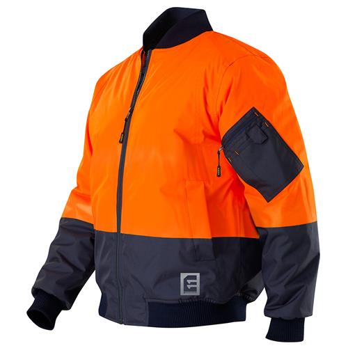 Hi Vis Spliced Bomber Jacket