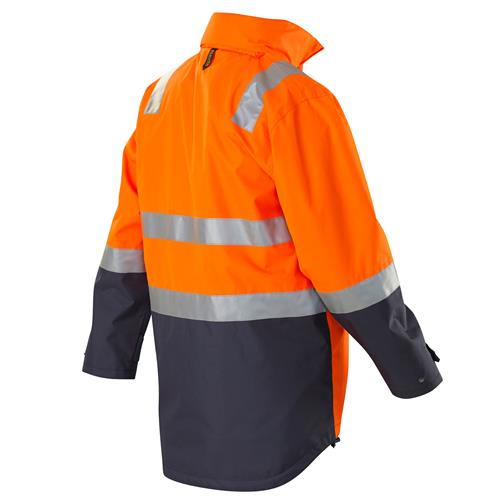 E1630ST Hi Vis Waterproof Jacket with Tape