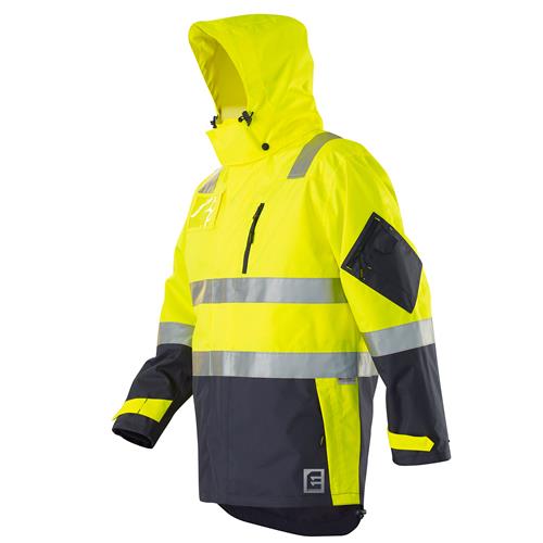E1630ST Hi Vis Waterproof Jacket with Tape