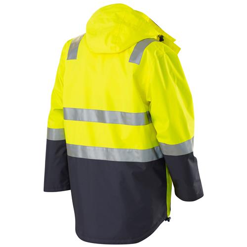 E1630ST Hi Vis Waterproof Jacket with Tape