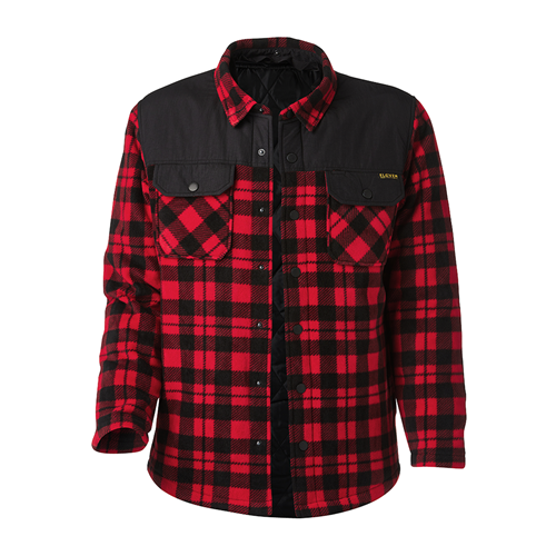 Polar Fleece Jacket - Black/Red Check