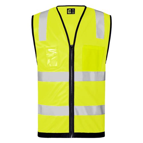 Hi Vis Day/Night Vest with Zip 