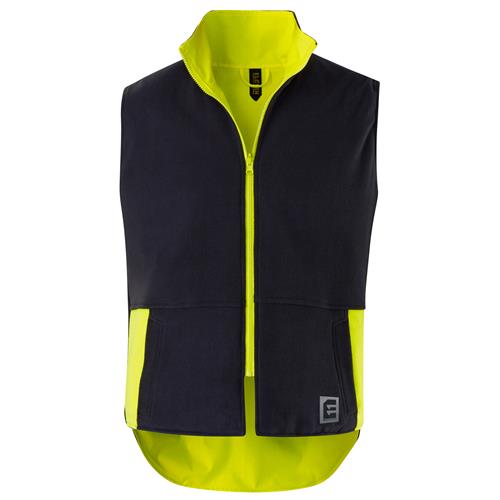 E1830ST Hi Vis Spliced Reversible Vest with Tape