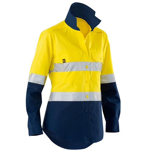 E2370ST Women's Hi Vis Aerocool Shirt with Perforated Tape