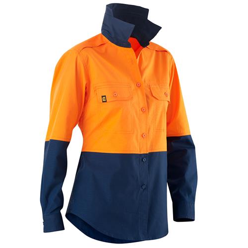 E2370S Women's Hi Vis Spliced AeroCool Shirt 