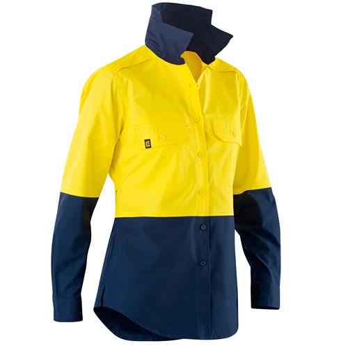 E2370S Women's Hi Vis Spliced AeroCool Shirt 