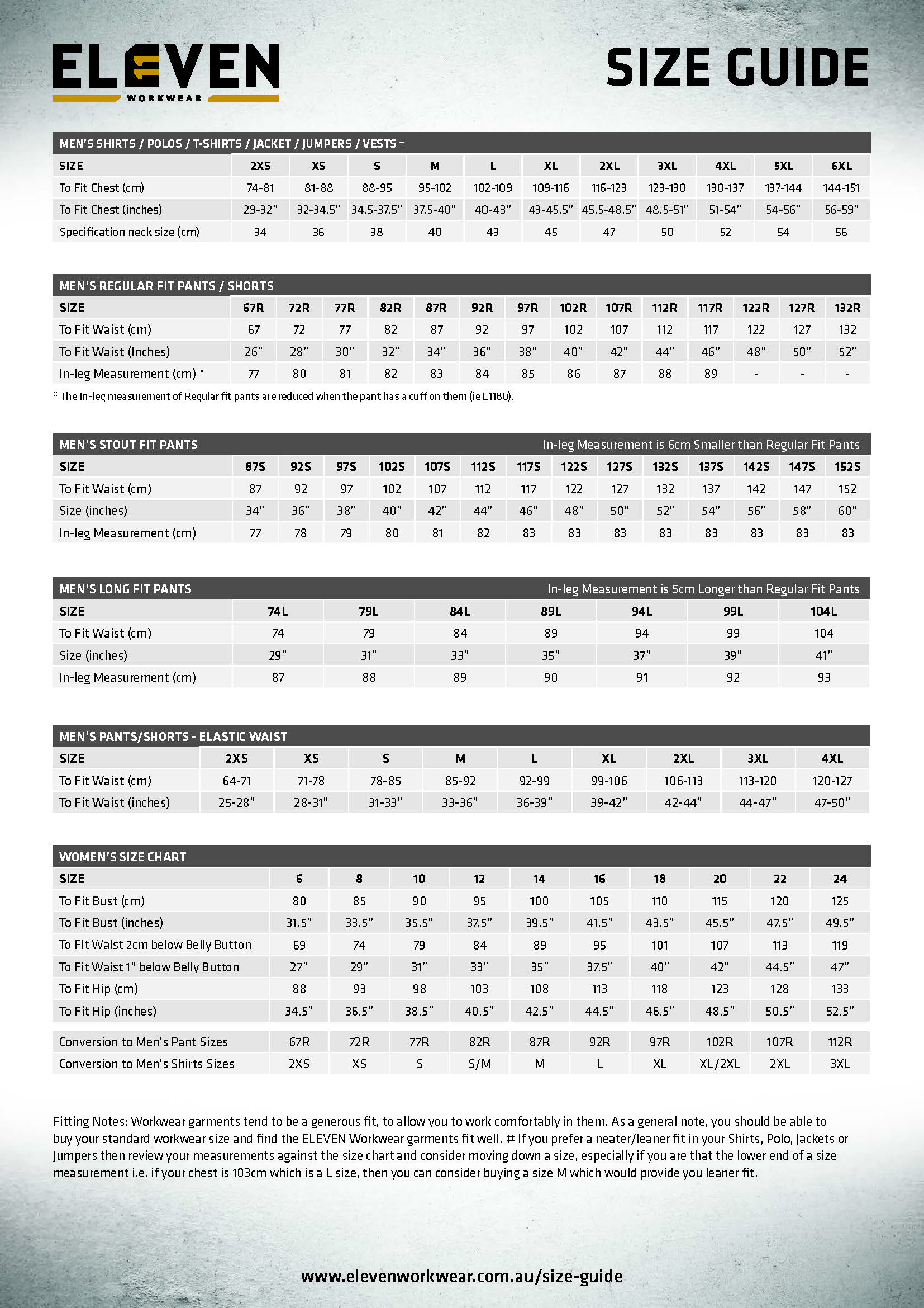 size chart plus size size chart